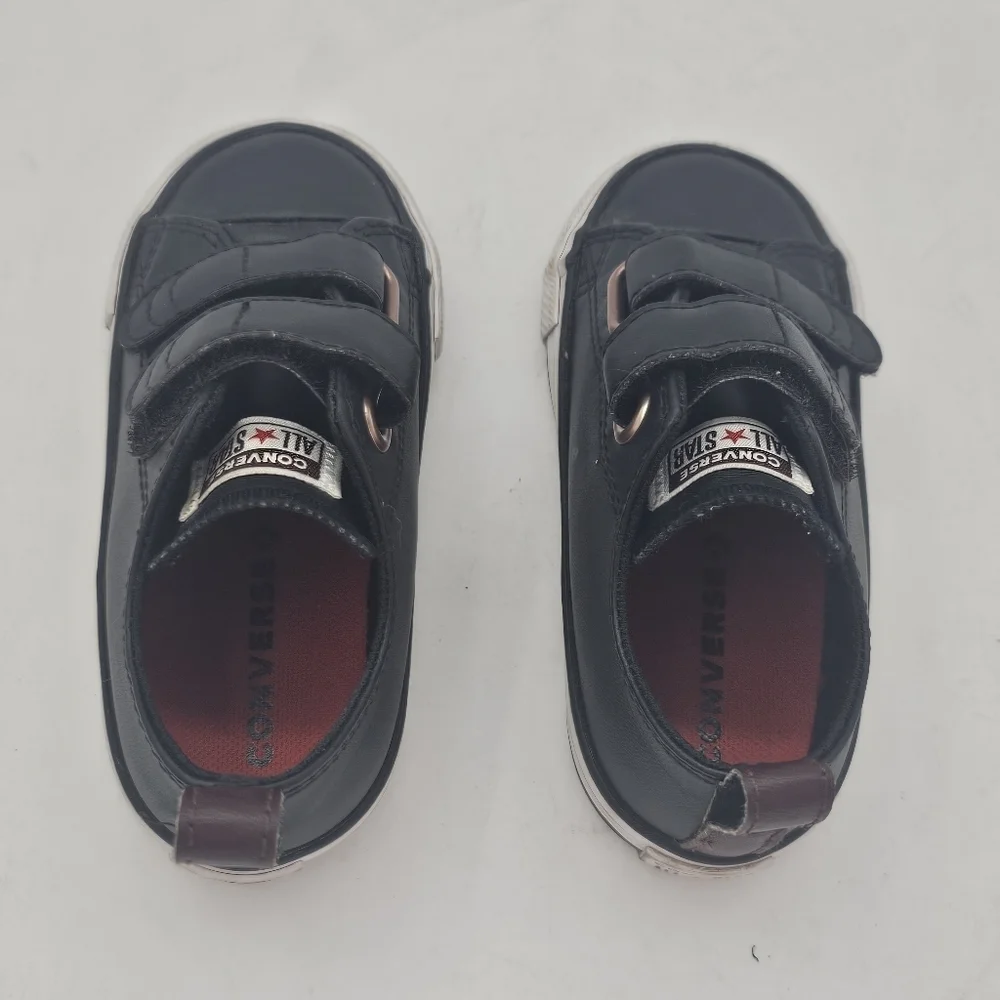 Converse Chuck Taylor All Star 2V Toddlers Sneakers Black Infant Size 7